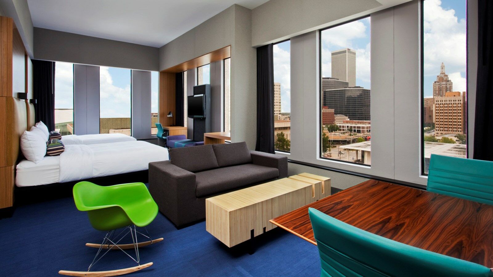 Aloft Tulsa Downtown Exterior foto