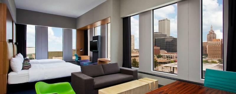 Aloft Tulsa Downtown Exterior foto